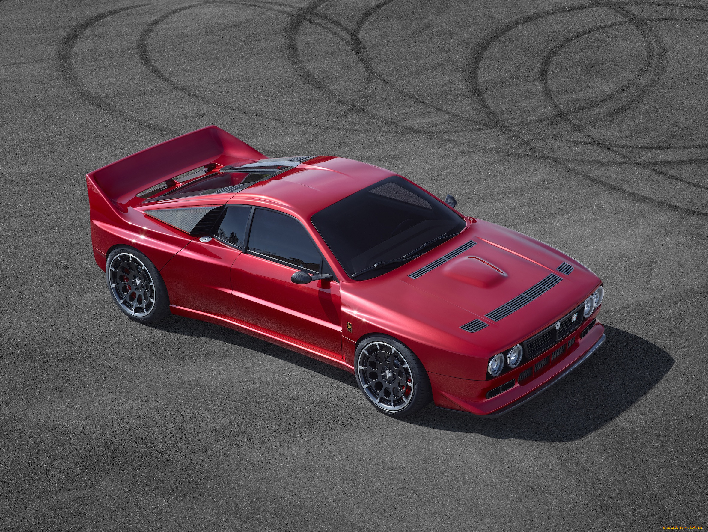 , lancia, red, front, rally, 2021, evo37, kimera